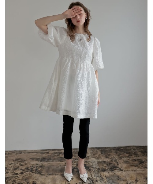 Re:EDIT（リエディ）の「[2024SS COLLECTION][MEISM by Re:EDIT][大きいサイズ有]リボンディテールローヒールパンプス（パンプス・レディース・ブラック/シルバー/ゴールド/ホワイト・SMALL/MEDIUM/LARGE/X-LARGE）」の11枚目の写真