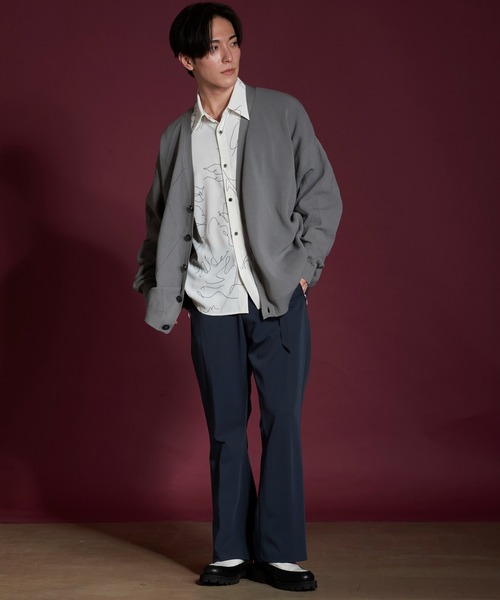 【セール】フラワースケッチプリントSH(シャツ)(シャツ/ブラウス)|NO ID.(ノーアイディ) 【セール】フラワースケッチプリントSH(シャツ)(シャツ/ブラウス)|NO ID.(ノーアイディ)