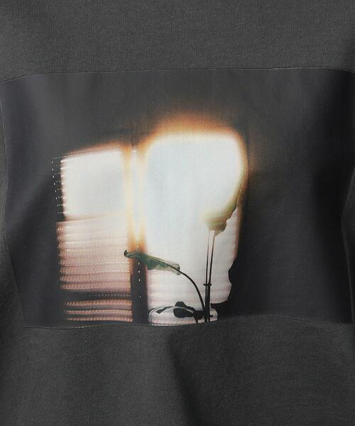 OPAQUE.CLIP(オペークドットクリップ)の「◆フォトプリントロングスリーブTシャツ(Tシャツ/カットソー・レディース・チャコールグレー/ライトグレー/ホワイト・40/38)」の9枚目の写真