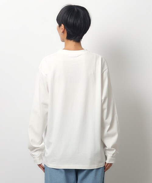 OPAQUE.CLIP(オペークドットクリップ)の「◆フォトプリントロングスリーブTシャツ(Tシャツ/カットソー・レディース・チャコールグレー/ライトグレー/ホワイト・40/38)」の12枚目の写真