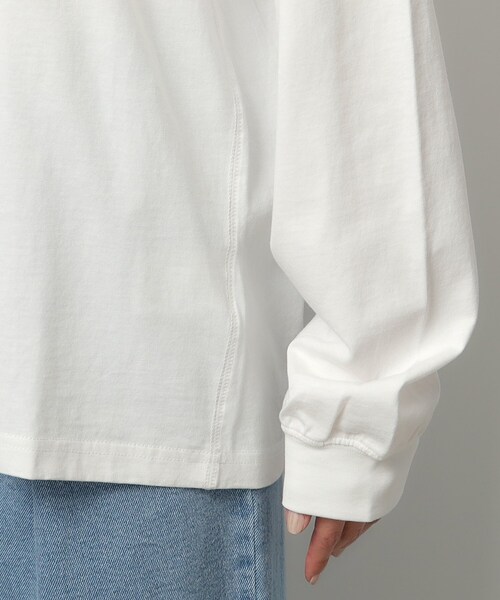 OPAQUE.CLIP(オペークドットクリップ)の「◆フォトプリントロングスリーブTシャツ(Tシャツ/カットソー・レディース・チャコールグレー/ライトグレー/ホワイト・40/38)」の6枚目の写真