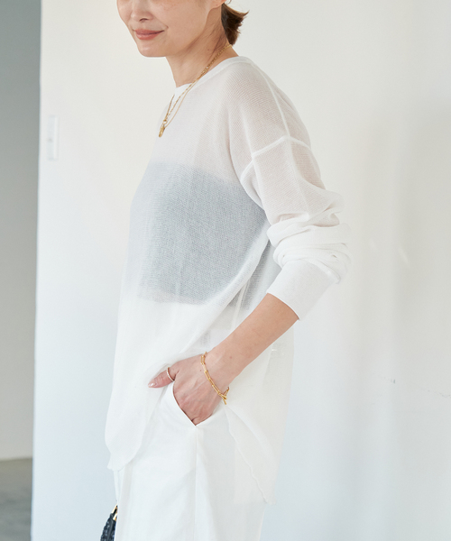 Deuxieme Classe（ドゥーズィエムクラス）の「Sheer Waffle T