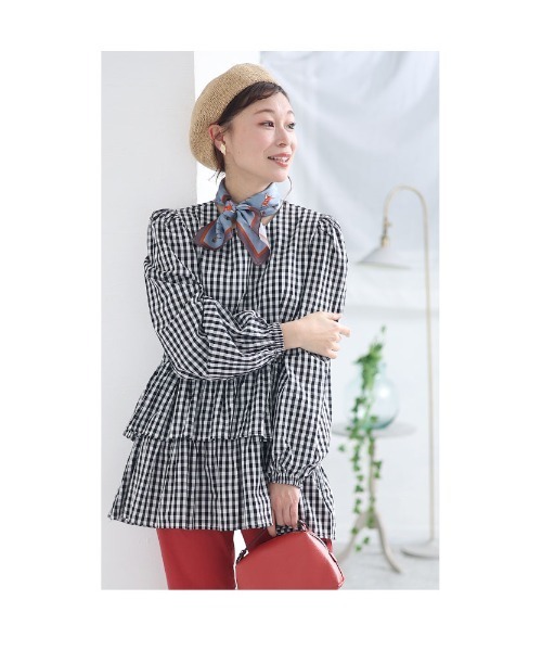 ティアードチュニック（チュニック）｜Sawa a la mode（サワアラモード）
