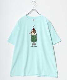 TOM&JERRY(トムとジェリー)刺繍・バックプリント・サガラ刺繍ビッグシルエット キャラクター半袖Tシャツ メンズ レディース