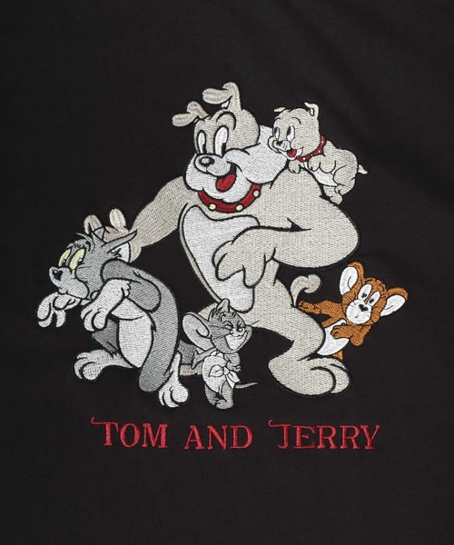 Tom&Jerry(トムアンドジェリー)の「TOM&JERRY(トムとジェリー)刺繍・バックプリント・サガラ刺繍ビッグシルエット キャラクター半袖Tシャツ メンズ レディース(Tシャツ/カットソー・レディース・アクア/グレー/クリーム/グリーン/ホワイト系その他/ブラック/ブルー/ダークグリーン/スミクロ/ベージュ/グリーン系その他/マスタード・L/M)」の22枚目の写真