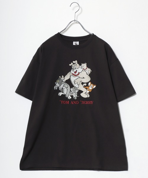 Tom&Jerry(トムアンドジェリー)の「TOM&JERRY(トムとジェリー)刺繍・バックプリント・サガラ刺繍ビッグシルエット キャラクター半袖Tシャツ メンズ レディース(Tシャツ/カットソー・レディース・アクア/グレー/クリーム/グリーン/ホワイト系その他/ブラック/ブルー/ダークグリーン/スミクロ/ベージュ/グリーン系その他/マスタード・L/M)」の20枚目の写真