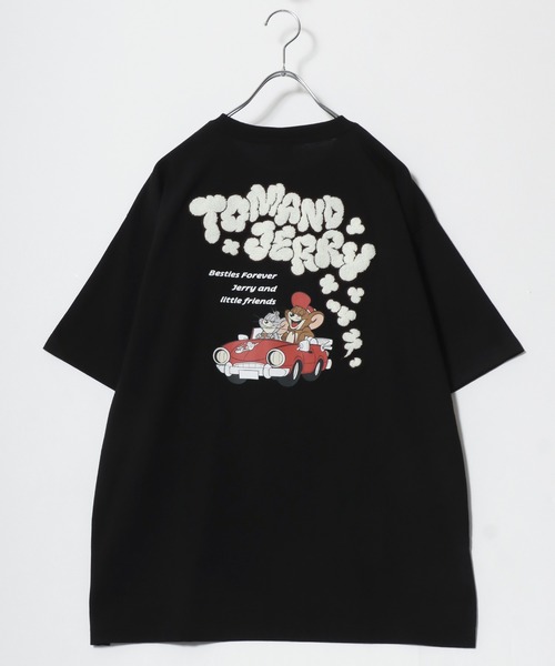 Tom&Jerry(トムアンドジェリー)の「TOM&JERRY(トムとジェリー)刺繍・バックプリント・サガラ刺繍ビッグシルエット キャラクター半袖Tシャツ メンズ レディース(Tシャツ/カットソー・レディース・アクア/グレー/クリーム/グリーン/ホワイト系その他/ブラック/ブルー/ダークグリーン/スミクロ/ベージュ/グリーン系その他/マスタード・L/M)」の17枚目の写真