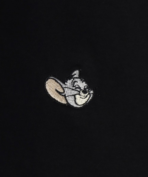 Tom&Jerry(トムアンドジェリー)の「TOM&JERRY(トムとジェリー)刺繍・バックプリント・サガラ刺繍ビッグシルエット キャラクター半袖Tシャツ メンズ レディース(Tシャツ/カットソー・レディース・アクア/グレー/クリーム/グリーン/ホワイト系その他/ブラック/ブルー/ダークグリーン/スミクロ/ベージュ/グリーン系その他/マスタード・L/M)」の18枚目の写真