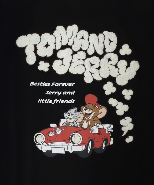 Tom&Jerry(トムアンドジェリー)の「TOM&JERRY(トムとジェリー)刺繍・バックプリント・サガラ刺繍ビッグシルエット キャラクター半袖Tシャツ メンズ レディース(Tシャツ/カットソー・レディース・アクア/グレー/クリーム/グリーン/ホワイト系その他/ブラック/ブルー/ダークグリーン/スミクロ/ベージュ/グリーン系その他/マスタード・L/M)」の19枚目の写真