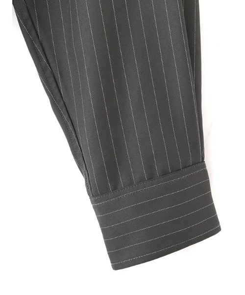 【セール】【セットアップ対応】オーバーサイズストライプシャツ（シャツ/ブラウス）｜CHAROL（シャロル）