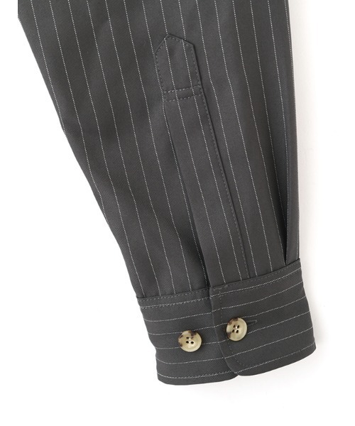 【セール】【セットアップ対応】オーバーサイズストライプシャツ（シャツ/ブラウス）｜CHAROL（シャロル）