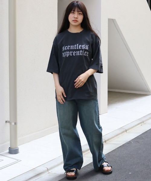 「グレーウォッシュドハート」Tシャツ PLAY コムデギャルソン Tシャツ Wハート・ワッペン グレー
