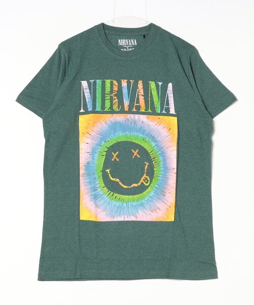 ROCK-OFF(ロックオフ)の「ROCKOFFプリントTシャツ(ニルヴァーナ)(Tシャツ/カットソー・メンズ・ブラック/ダークグリーン/ネイビー/ブラック系その他2/杢グレー/ブラック系その他3/ホワイト・L/XL/M)」の6枚目の写真