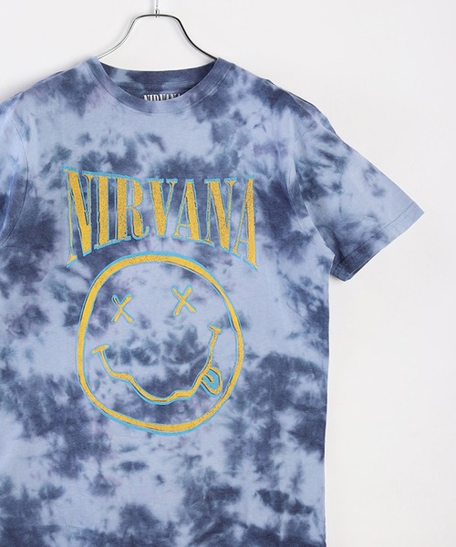 ROCK-OFF(ロックオフ)の「ROCKOFFプリントTシャツ(ニルヴァーナ)(Tシャツ/カットソー・メンズ・ブラック/ダークグリーン/ネイビー/ブラック系その他2/杢グレー/ブラック系その他3/ホワイト・L/XL/M)」の7枚目の写真