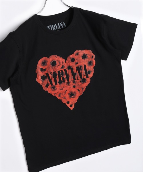 ROCK-OFF(ロックオフ)の「ROCKOFFプリントTシャツ(ニルヴァーナ)(Tシャツ/カットソー・メンズ・ブラック/ダークグリーン/ネイビー/ブラック系その他2/杢グレー/ブラック系その他3/ホワイト・L/XL/M)」の17枚目の写真