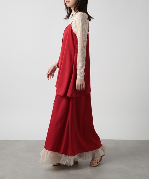 セール】【MAISON BREEZE reveur】petal camisole dress one-piece