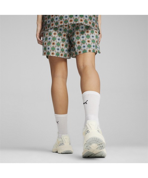 PUMA（プーマ）の「PUMA プーマ ユニセックス CLASSICS ニュー プレップ AOP ウーブン ショーツ 6（その他パンツ・メンズ・ブラック/グリーン系その他/ブラウン・X-SMALL/MEDIUM/LARGE/X-LARGE/SMALL）」の10枚目の写真