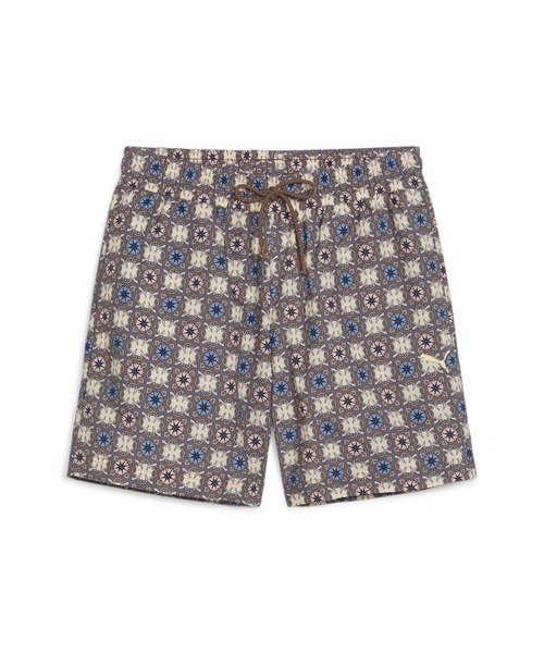 PUMA（プーマ）の「PUMA プーマ ユニセックス CLASSICS ニュー プレップ AOP ウーブン ショーツ 6（その他パンツ・メンズ・ブラック/グリーン系その他/ブラウン・X-SMALL/MEDIUM/LARGE/X-LARGE/SMALL）」の13枚目の写真