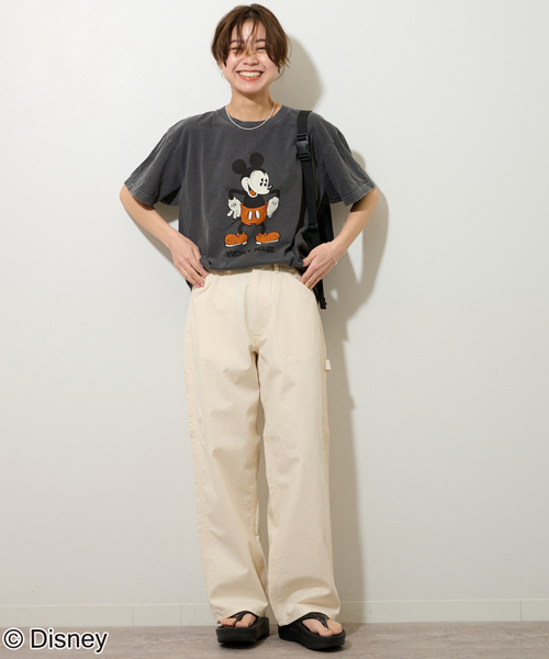 GOOD ROCK SPEED(グッドロックスピード)の「WEB/一部店舗限定【GOOD ROCK SPEED】<MICKEY MOUSE>TEE.1:Tシャツ(Tシャツ/カットソー・レディース・ブラック系その他・FREE)」の5枚目の写真