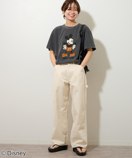 GOOD ROCK SPEED(グッドロックスピード)の「WEB/一部店舗限定【GOOD ROCK SPEED】<MICKEY MOUSE>TEE.1:Tシャツ(Tシャツ/カットソー・レディース・ブラック系その他・FREE)」の6枚目の写真