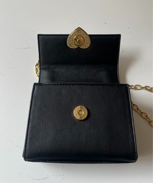 prose verse（プロズヴェール）の「メタルハートミニチェーンバッグ