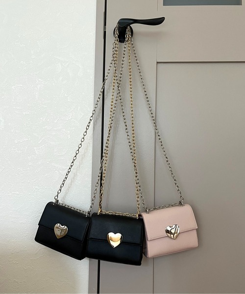 prose verse（プロズヴェール）の「メタルハートミニチェーンバッグ