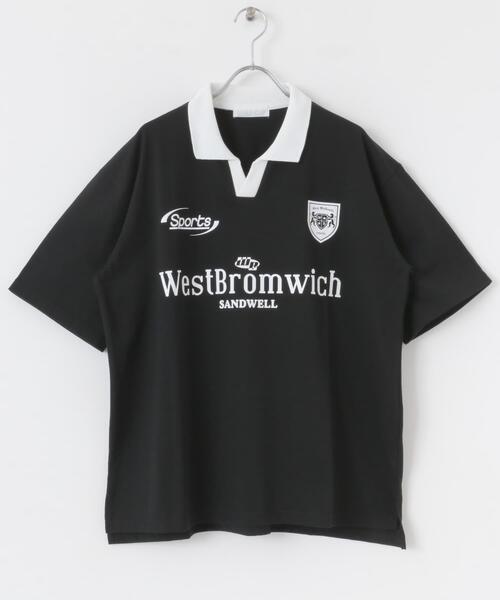 SENSE OF PLACE by URBAN RESEARCH（センスオブプレイスバイアーバンリサーチ）の「サッカーゲームTシャツ(5分袖)（Tシャツ/カットソー・メンズ・チャコールグレー/レッド/ブラック・MEDIUM/LARGE）」の11枚目の写真