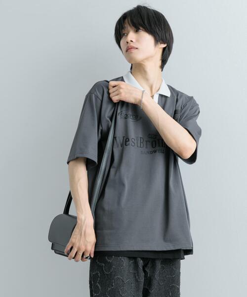 SENSE OF PLACE by URBAN RESEARCH（センスオブプレイスバイアーバンリサーチ）の「サッカーゲームTシャツ(5分袖)（Tシャツ/カットソー・メンズ・チャコールグレー/レッド/ブラック・MEDIUM/LARGE）」の19枚目の写真
