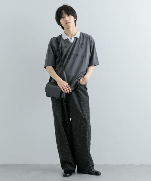 SENSE OF PLACE by URBAN RESEARCH（センスオブプレイスバイアーバンリサーチ）の「サッカーゲームTシャツ(5分袖)（Tシャツ/カットソー・メンズ・チャコールグレー/レッド/ブラック・MEDIUM/LARGE）」の21枚目の写真