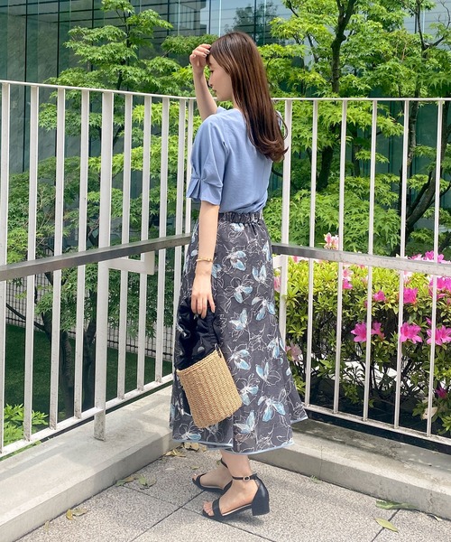 index（インデックス）の「《新色追加》タックスリーブブラウス【洗濯機洗い可/吸水速乾/防シワ/抗ピル】（シャツ/ブラウス・レディース・オレンジ系/サックスブルー/アイボリー/サンドベージュ/ネイビー/ライトブルー/ブラウン系その他・34/42/40/38/36）」の22枚目の写真