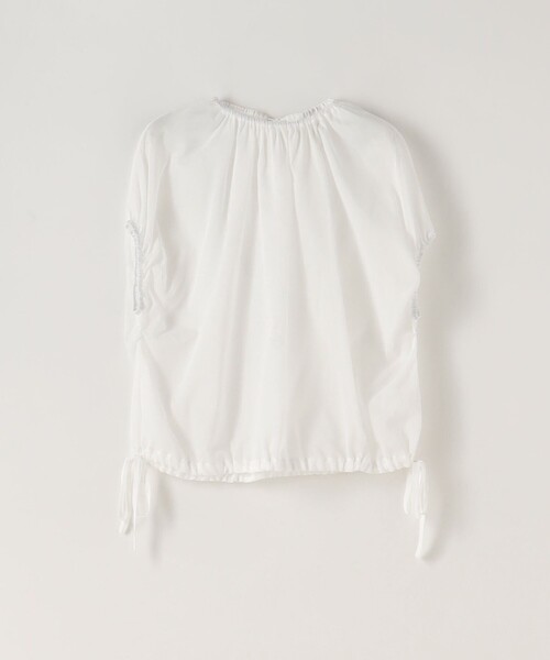 amomento SHEER VOLUME SHIRRING TOP