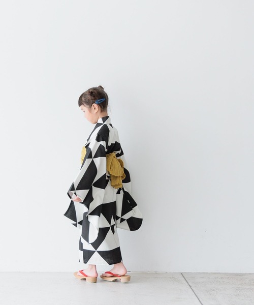 LOWRYS FARM(ローリーズファーム)の「ユカタ 122198(浴衣・キッズ・ブラック・110cm/130cm/150cm)」の5枚目の写真