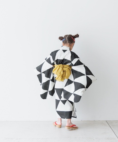 LOWRYS FARM(ローリーズファーム)の「ユカタ 122198(浴衣・キッズ・ブラック・110cm/130cm/150cm)」の6枚目の写真