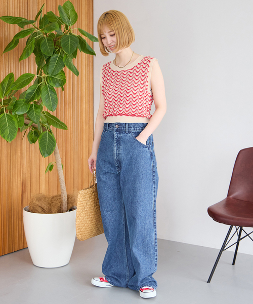 美品♡ニットベスト¥3500 楽天市場】ニット ベスト レディース プルオーバー サマー