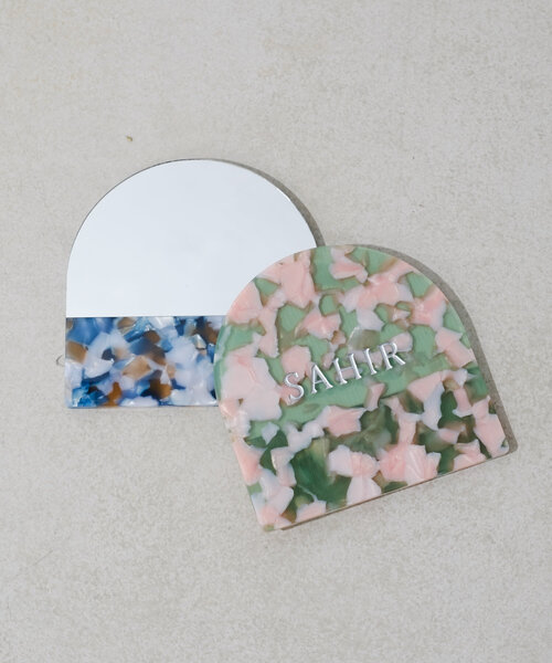 BIRTHDAY BAR（バースデイバー）の「【SAHIR　サヒール】カーブミラー（手鏡/メイクミラー・レディース・ブルー/ピンク・0）」の4枚目の写真