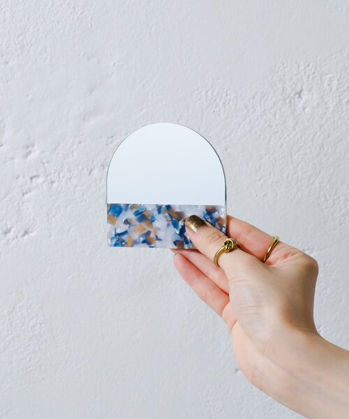 BIRTHDAY BAR（バースデイバー）の「【SAHIR　サヒール】カーブミラー（手鏡/メイクミラー・レディース・ブルー/ピンク・0）」の5枚目の写真