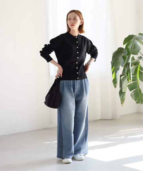 ☀️ワイドレッグデニムパンツ☀️ JOURNAL STANDARD 追加》タックデニムワイドレッグ（デニムパンツ）｜JOURNAL