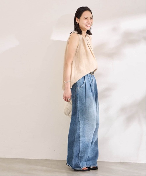 JOURNAL STANDARD（ジャーナルスタンダード）の「《追加4》2タックワイドデニムパンツ（デニムパンツ・レディース・ブルー/サックスブルー・36/38）」の8枚目の写真