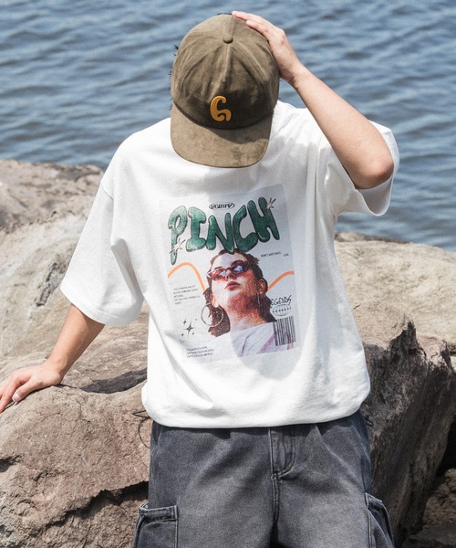 ちょっこりさん　服　黒T  グレーＴ　茶カーデ AMBIDEX Store △〇qiri vintage cat T(F チャコールグレー