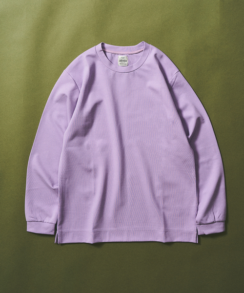 417 EDIFICE(フォーワンセブンエディフィス)の「JAPONCH / ポンチカットソー(Tシャツ/カットソー・メンズ・チャコールグレー/ブラック/ライトグレー/ホワイト/グリーン/ベージュ/ラベンダー・SMALL/MEDIUM/LARGE/X-LARGE)」の7枚目の写真