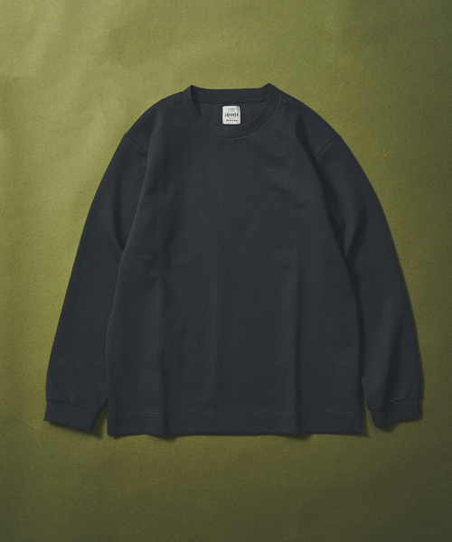 417 EDIFICE(フォーワンセブンエディフィス)の「JAPONCH / ポンチカットソー(Tシャツ/カットソー・メンズ・チャコールグレー/ブラック/ライトグレー/ホワイト/グリーン/ベージュ/ラベンダー・SMALL/MEDIUM/LARGE/X-LARGE)」の3枚目の写真