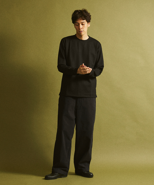 417 EDIFICE(フォーワンセブンエディフィス)の「JAPONCH / ポンチカットソー(Tシャツ/カットソー・メンズ・チャコールグレー/ブラック/ライトグレー/ホワイト/グリーン/ベージュ/ラベンダー・SMALL/MEDIUM/LARGE/X-LARGE)」の8枚目の写真