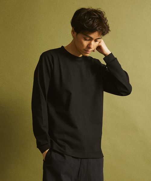 417 EDIFICE(フォーワンセブンエディフィス)の「JAPONCH / ポンチカットソー(Tシャツ/カットソー・メンズ・チャコールグレー/ブラック/ライトグレー/ホワイト/グリーン/ベージュ/ラベンダー・SMALL/MEDIUM/LARGE/X-LARGE)」の14枚目の写真