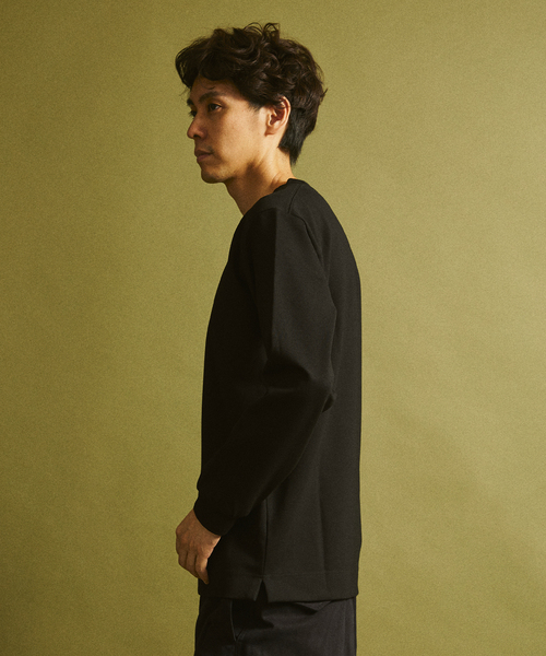 417 EDIFICE(フォーワンセブンエディフィス)の「JAPONCH / ポンチカットソー(Tシャツ/カットソー・メンズ・チャコールグレー/ブラック/ライトグレー/ホワイト/グリーン/ベージュ/ラベンダー・SMALL/MEDIUM/LARGE/X-LARGE)」の17枚目の写真