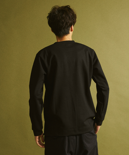 417 EDIFICE(フォーワンセブンエディフィス)の「JAPONCH / ポンチカットソー(Tシャツ/カットソー・メンズ・チャコールグレー/ブラック/ライトグレー/ホワイト/グリーン/ベージュ/ラベンダー・SMALL/MEDIUM/LARGE/X-LARGE)」の18枚目の写真