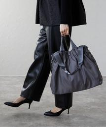 Lien Select（リエンセレクト）の「ギャザーナイロントート バッグ / 通勤 通学 / マザーズ / 大容量 A4（トートバッグ）」