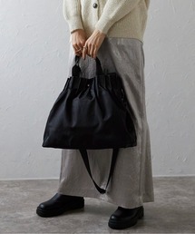 Lien Select（リエンセレクト）の「ギャザーナイロントート バッグ / 通勤 通学 / マザーズ / 大容量 A4（トートバッグ）」