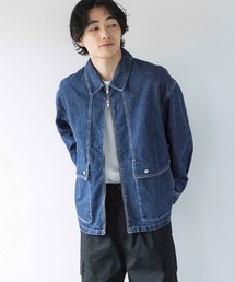 ステッチデニムブルゾン 131423