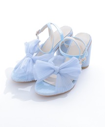 sugar nine（シュガーナイン）の「シフォンリボンストラップ付きヒールサンダル（サンダル）」