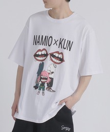 RE730 | RE730 なみおくんが3人プリント半袖Tシャツ(Tシャツ/カットソー)